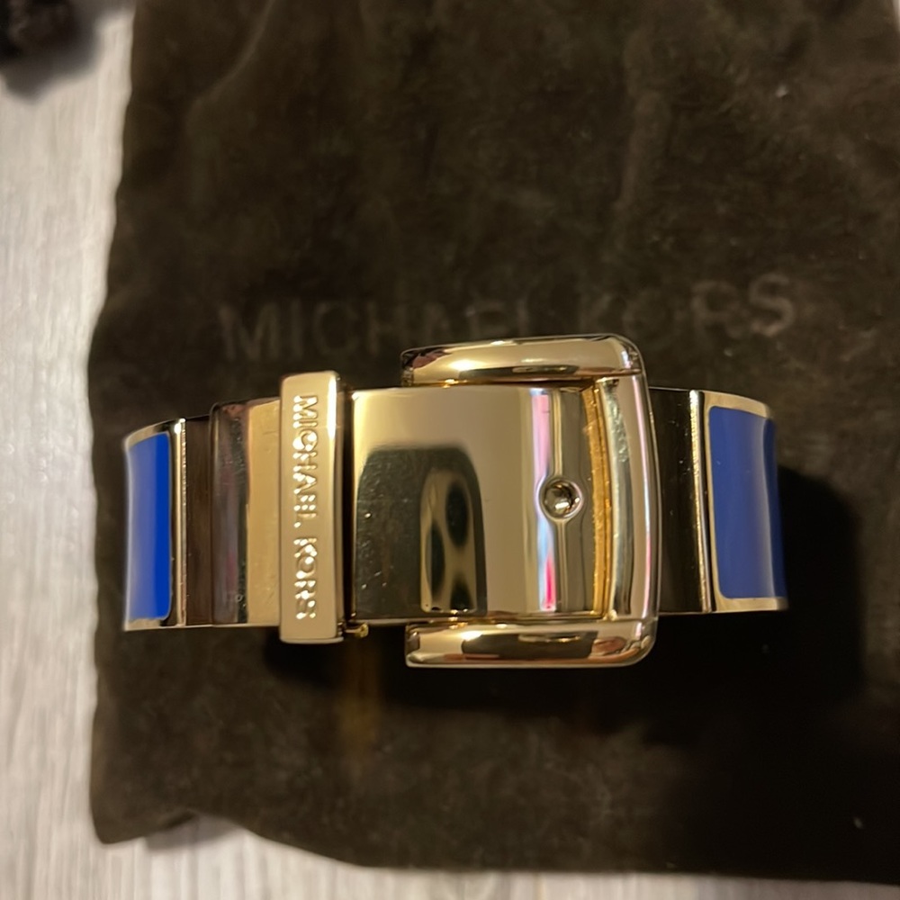 Michael Kors buckle bangle bracelet one size